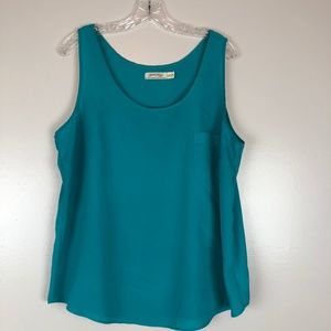 Faded Glory Teal Sleeveless Top XL